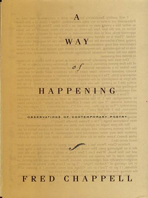 cover image of A Way of Happening